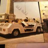 L'auto ecologica inventata da Rocco nel 1970 con la quale l�allegra squadra della famiglia Ciliberti scorrazzava felice sul lungomare di San Cataldo 